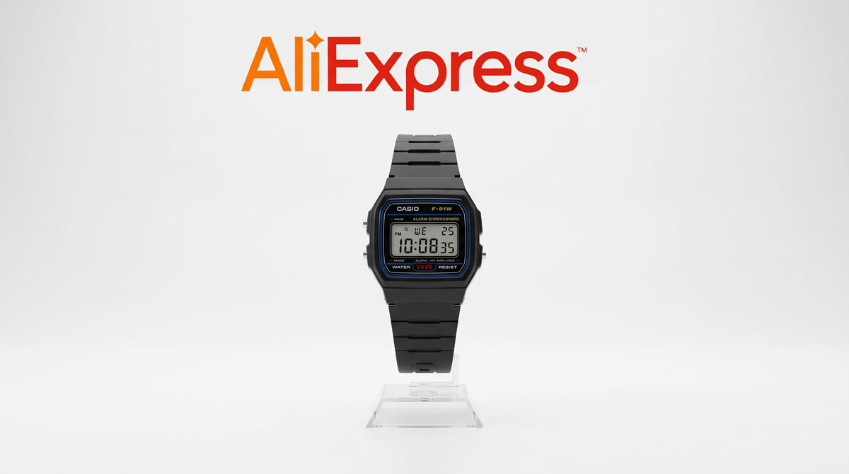 Casio F-91W na AliExpress – Sprievodca nákupom pre kupujúcich na Slovensku
